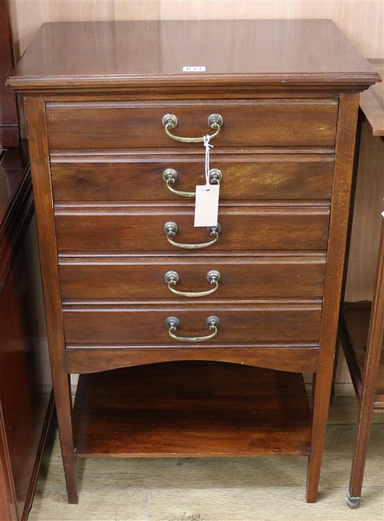 A music chest of drawers W.53cm